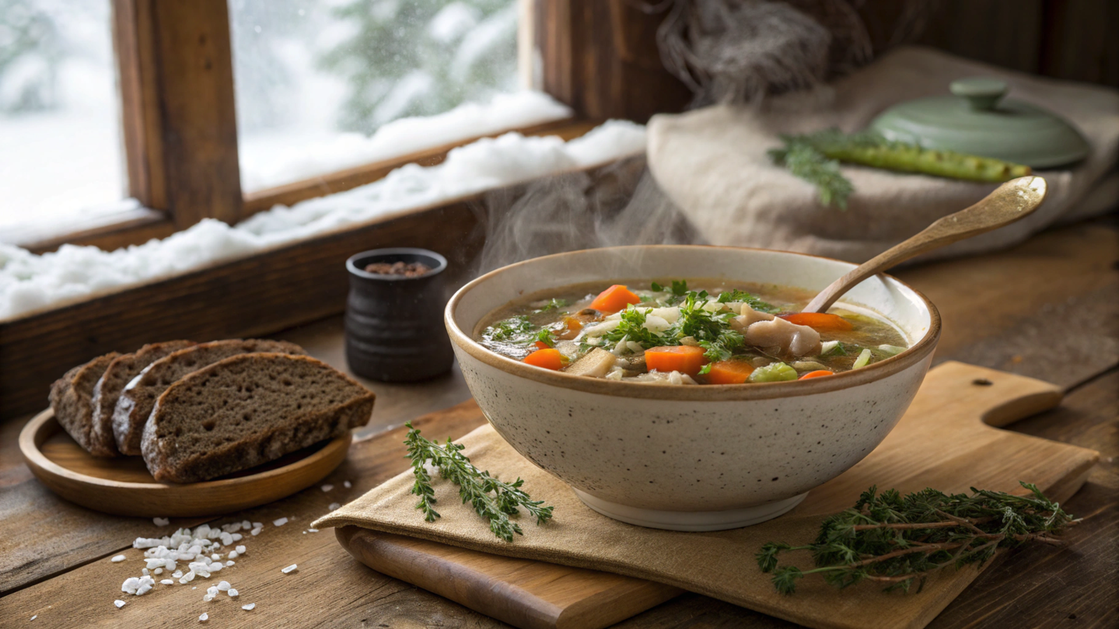 Nutritional and Culinary Exploration of Winter Barley Broths