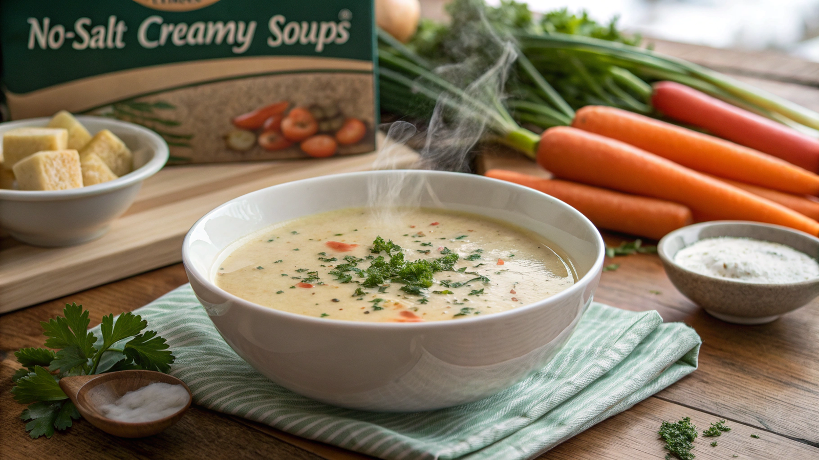 No-Salt Creamy Soups: Techniques and Recipes