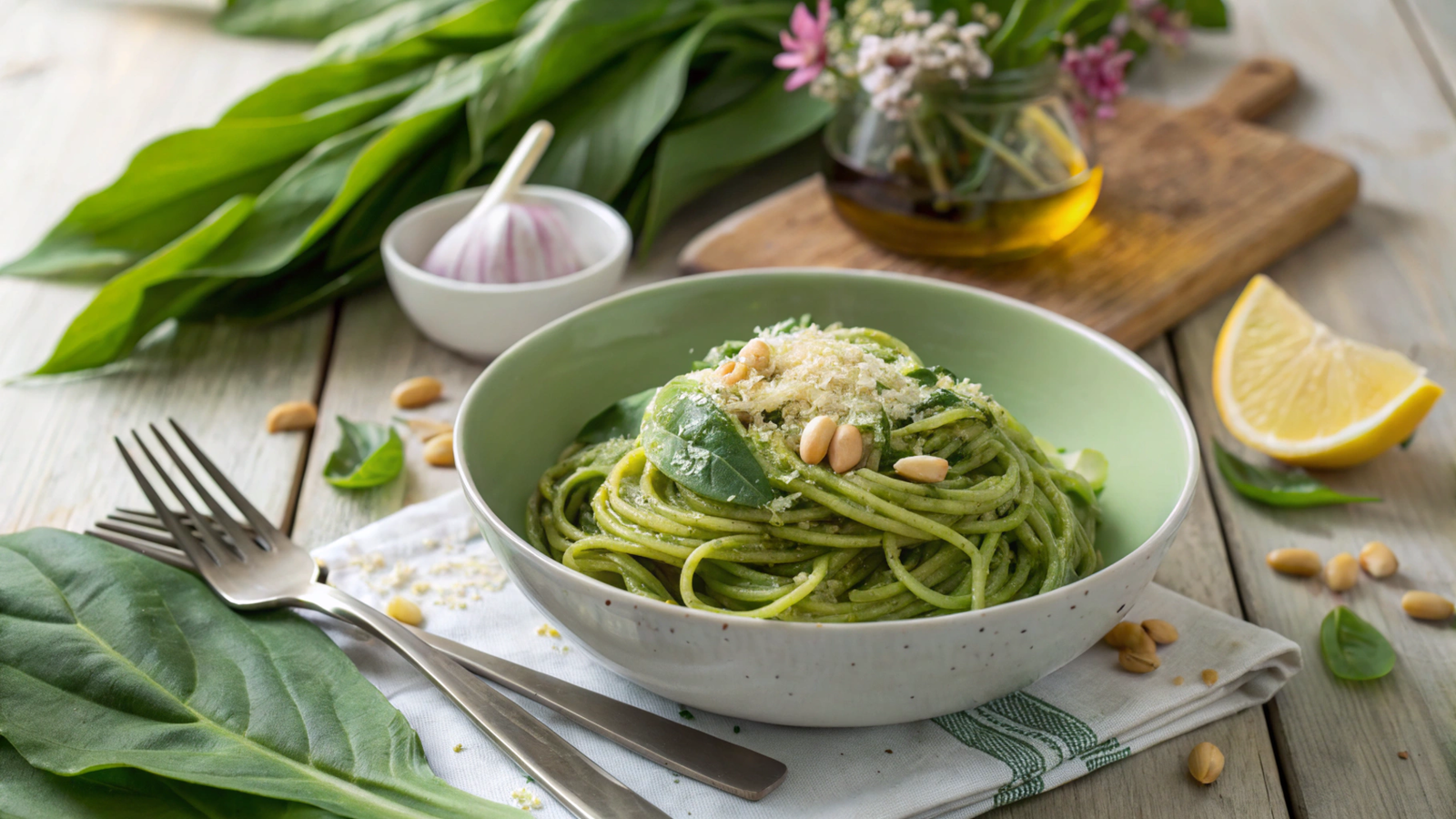 Spring Ramp Pesto Pastas: Techniques and Variations
