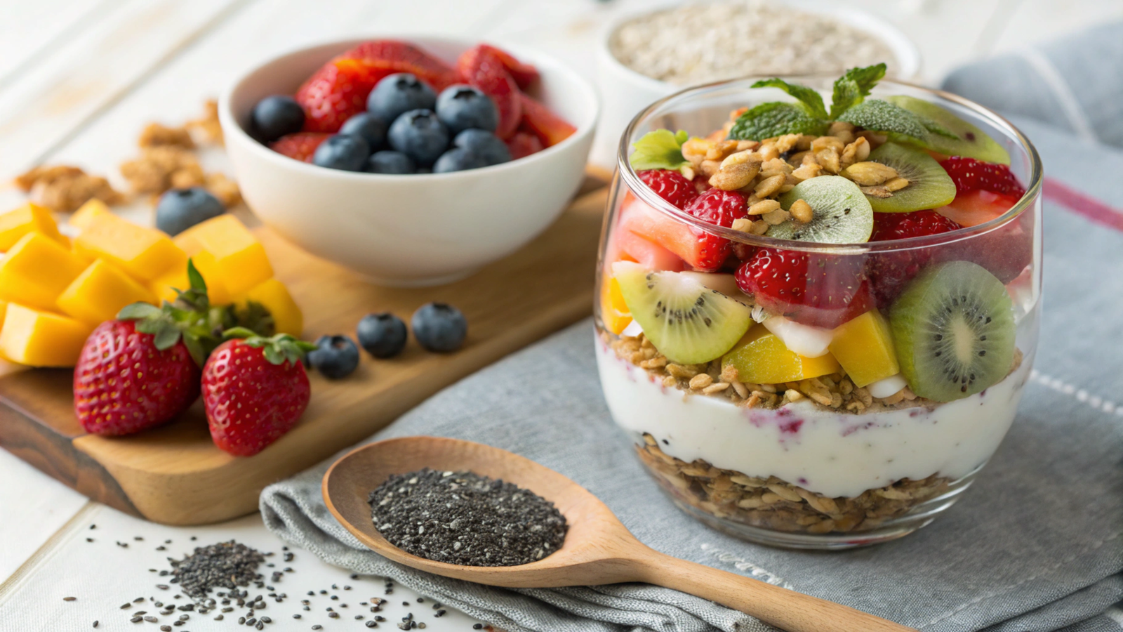Fruity Yogurt Parfaits: Composition, Techniques, and Variations