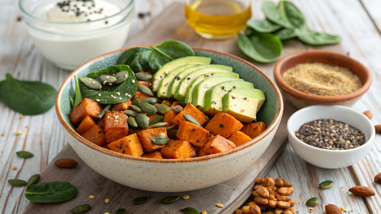 Nutrient-Rich Sweet Potato Bowls for Skin Vitality