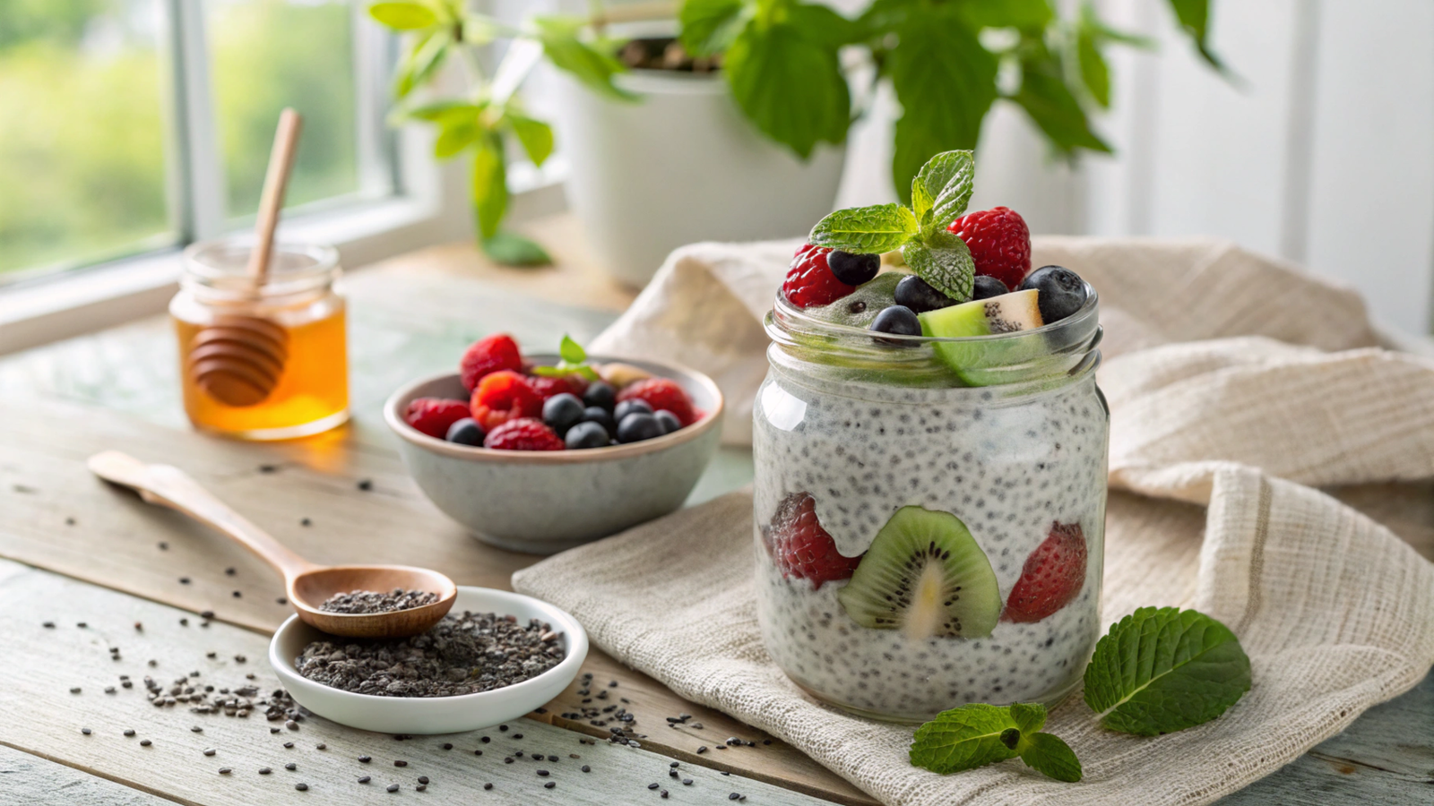 Chia Detox Puddings: Preparation and Benefits