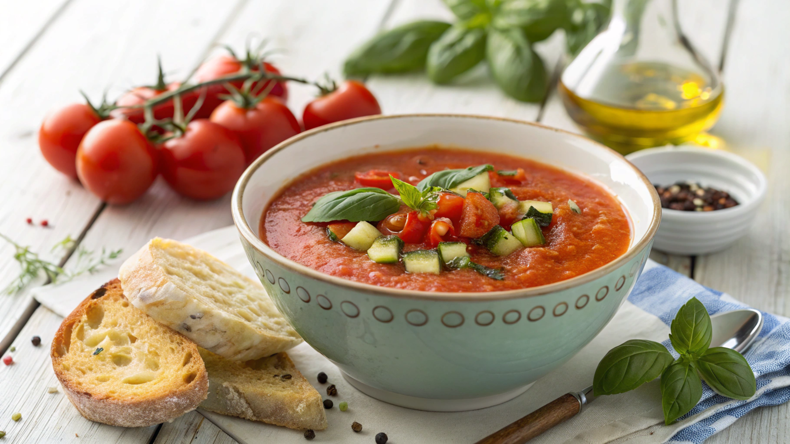 Summer Tomato Gazpachos: Nutritional and Culinary Analysis