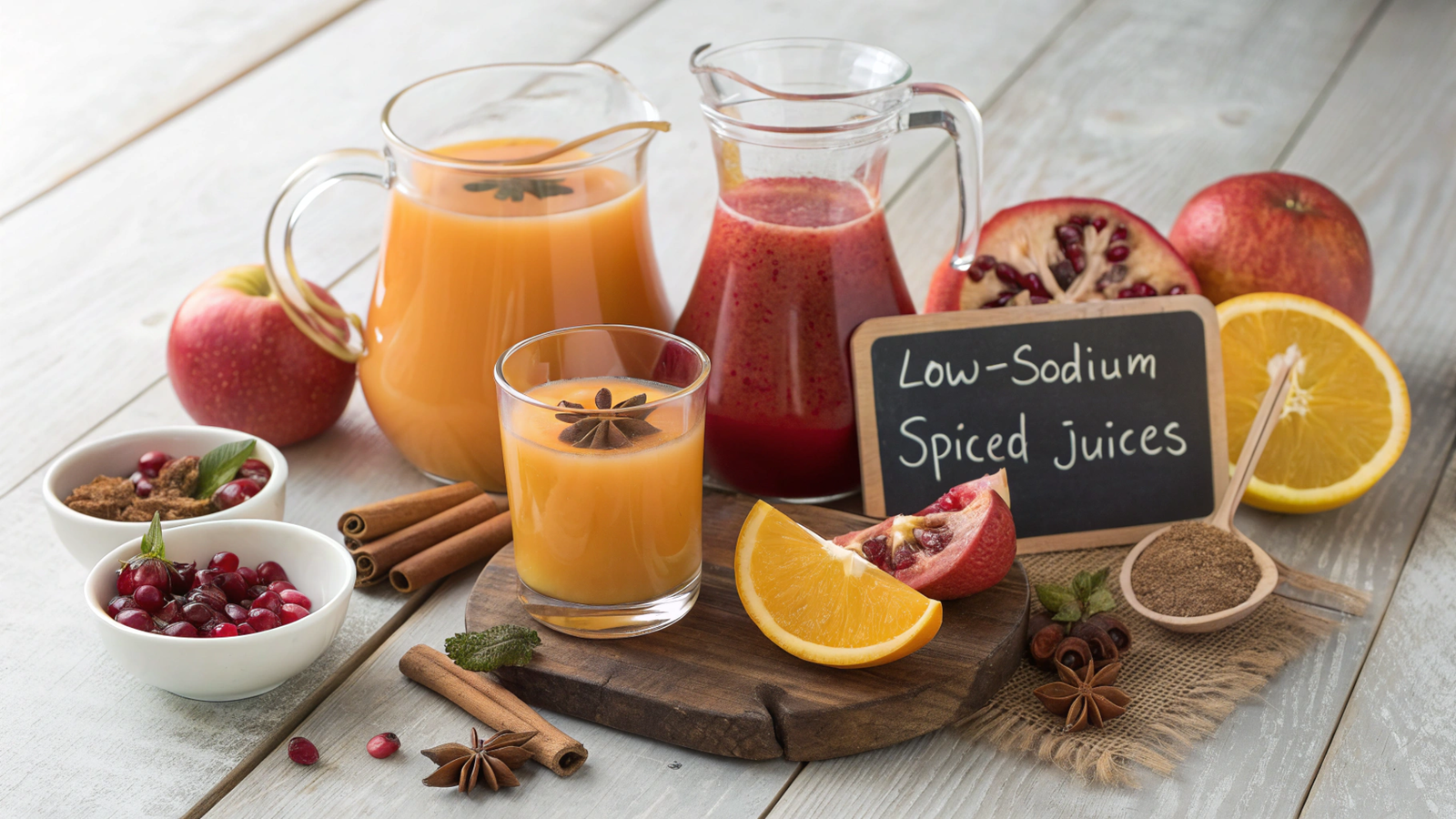 Nutritional and Culinary Exploration of Spiced Fruit Juices in Low-Sodium Diets