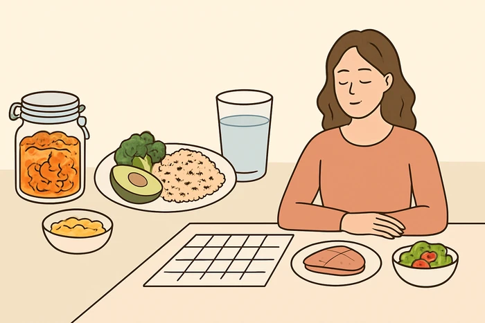 Gradual fermented food routine for supporting gut health without digestive discomfort.
