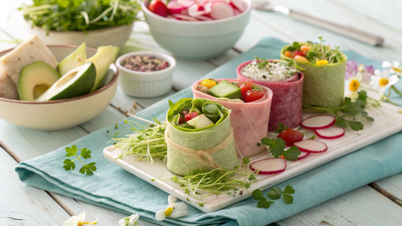 Spring Microgreen Wraps: Nutrient-Dense Seasonal Cuisine