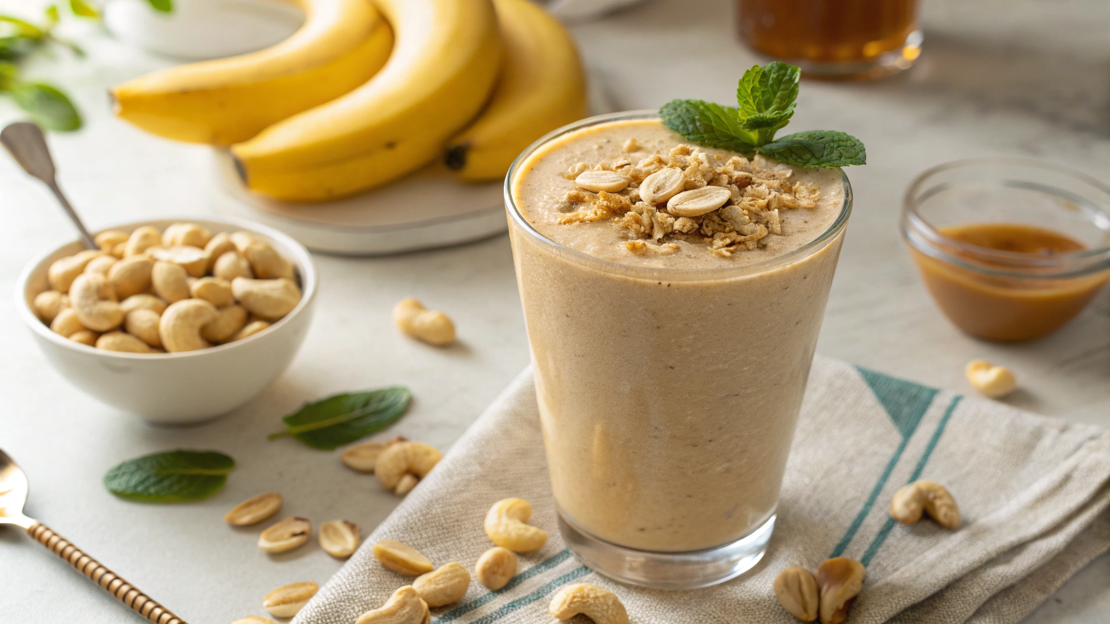 Cashew Creamy Smoothies: Nutritional and Stress-Reducing Properties