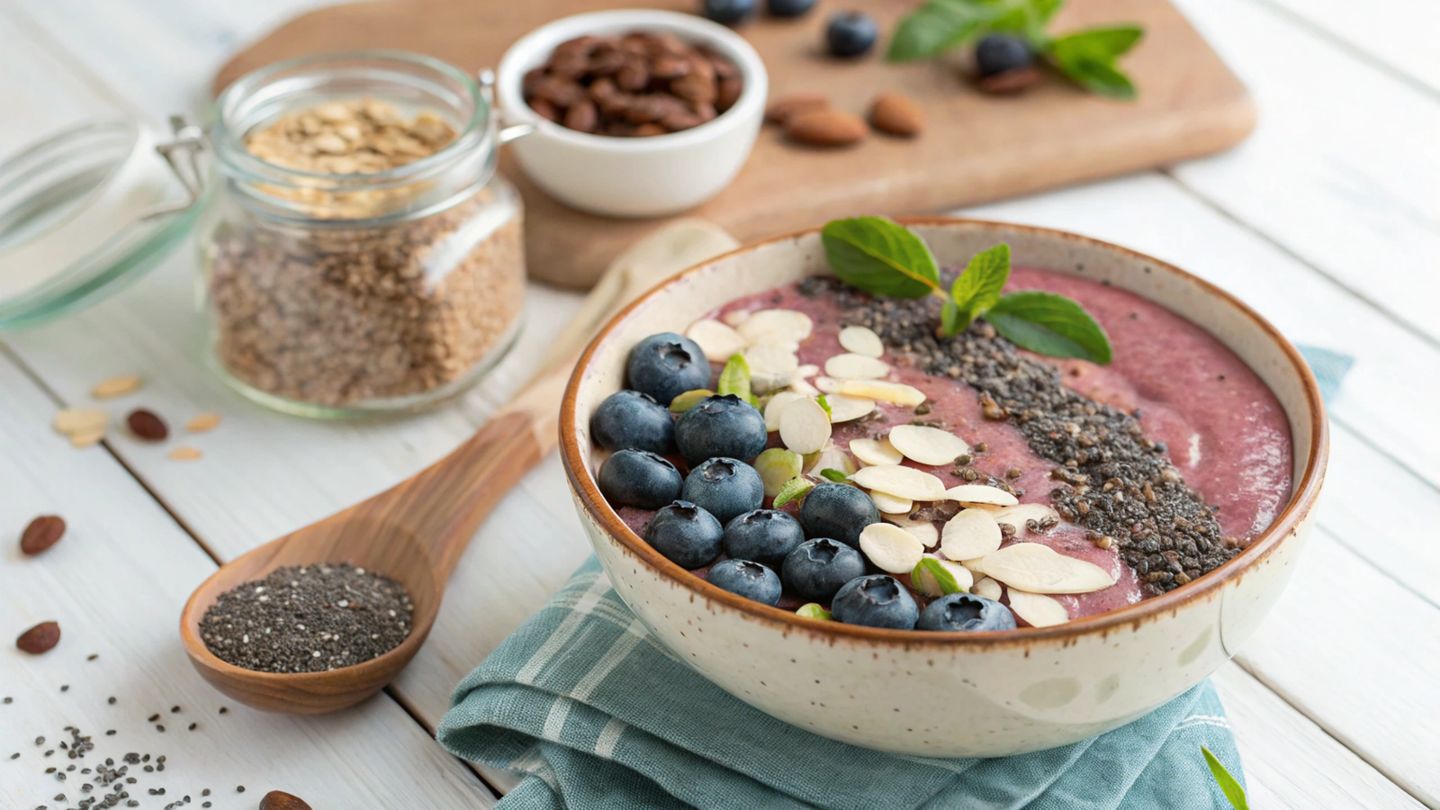 Flaxseed Fiber Smoothies for Liver Health