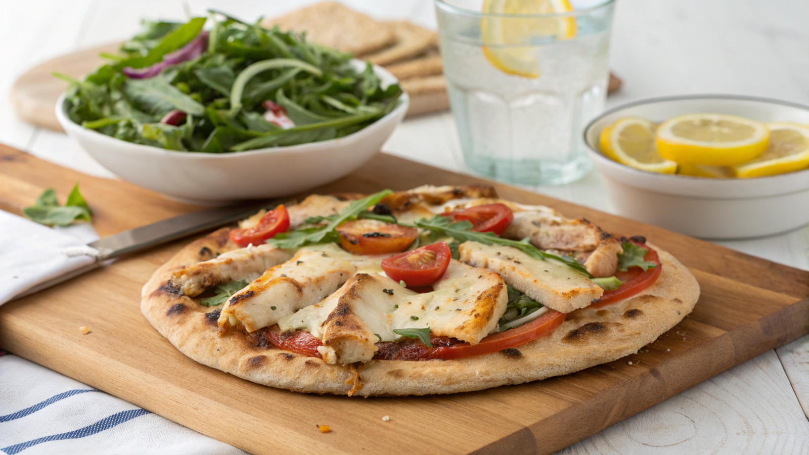 Nutritional Optimization with Whole Grain Pita Pizzas