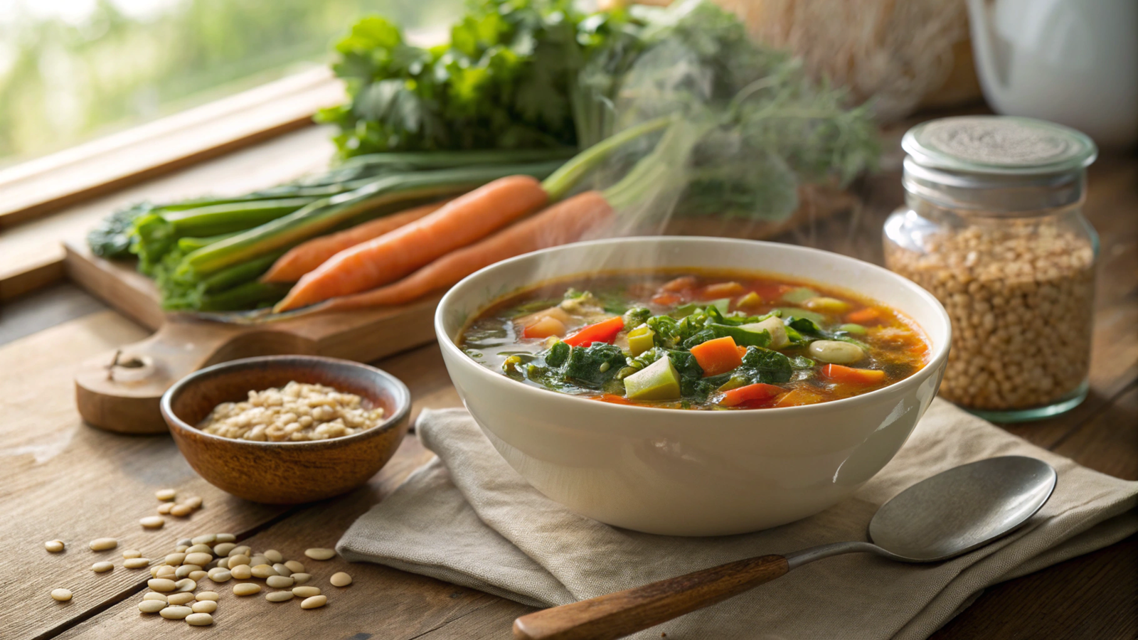 Kamut Detox Soups: Nutritional and Therapeutic Properties
