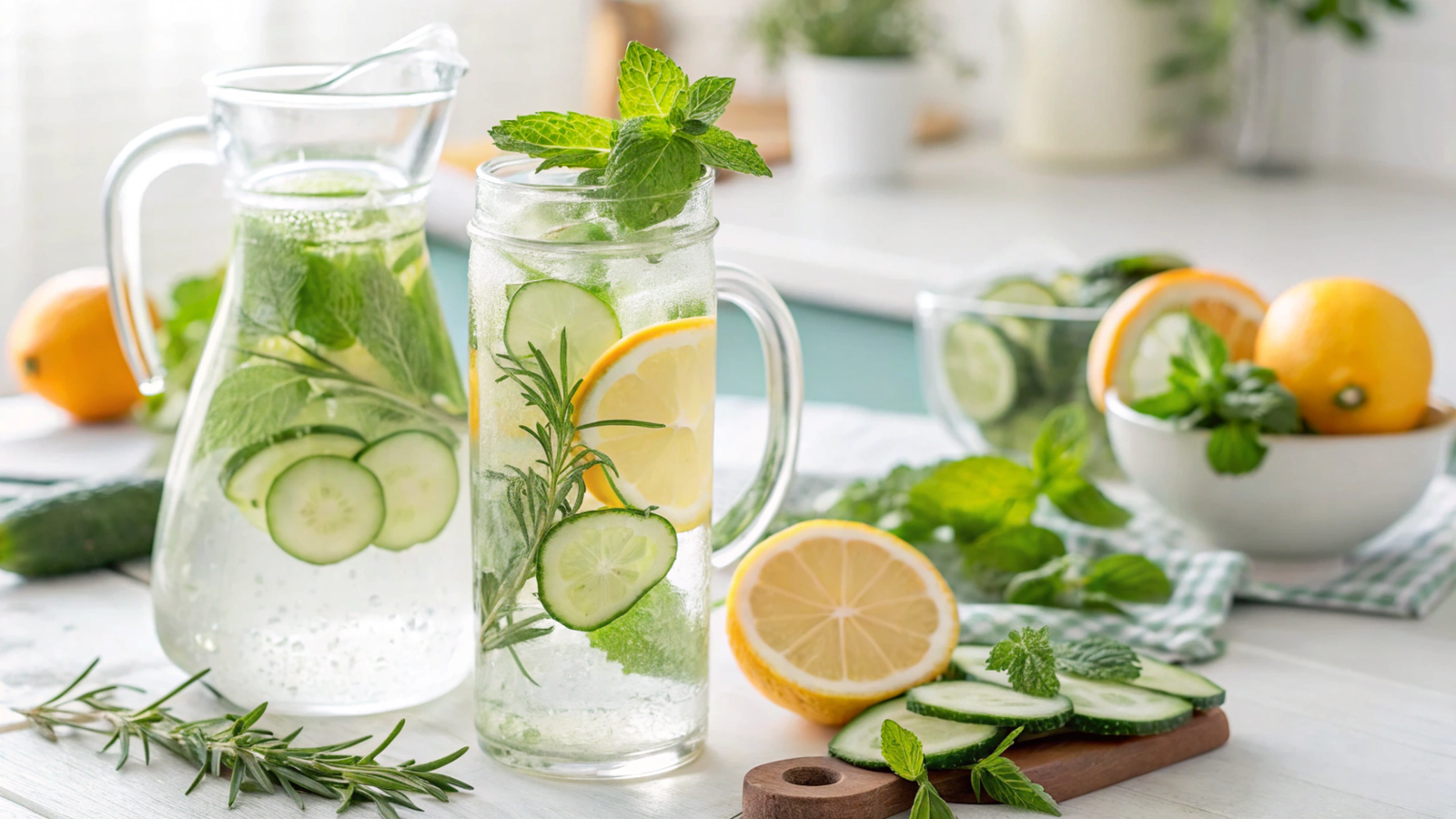 Herb-infused Waters for Metabolic Enhancement