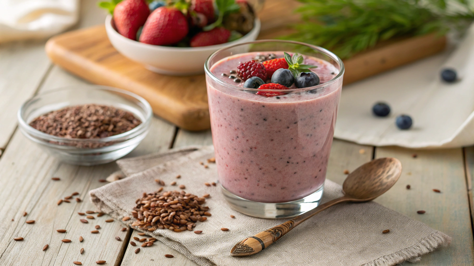 Flaxseed Smoothies for Digestive Health