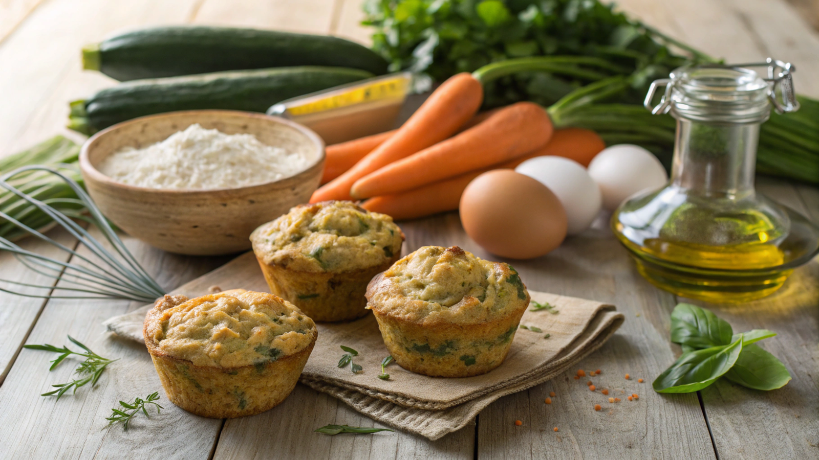Savory Veggie Muffins: Organic Preparation and Techniques