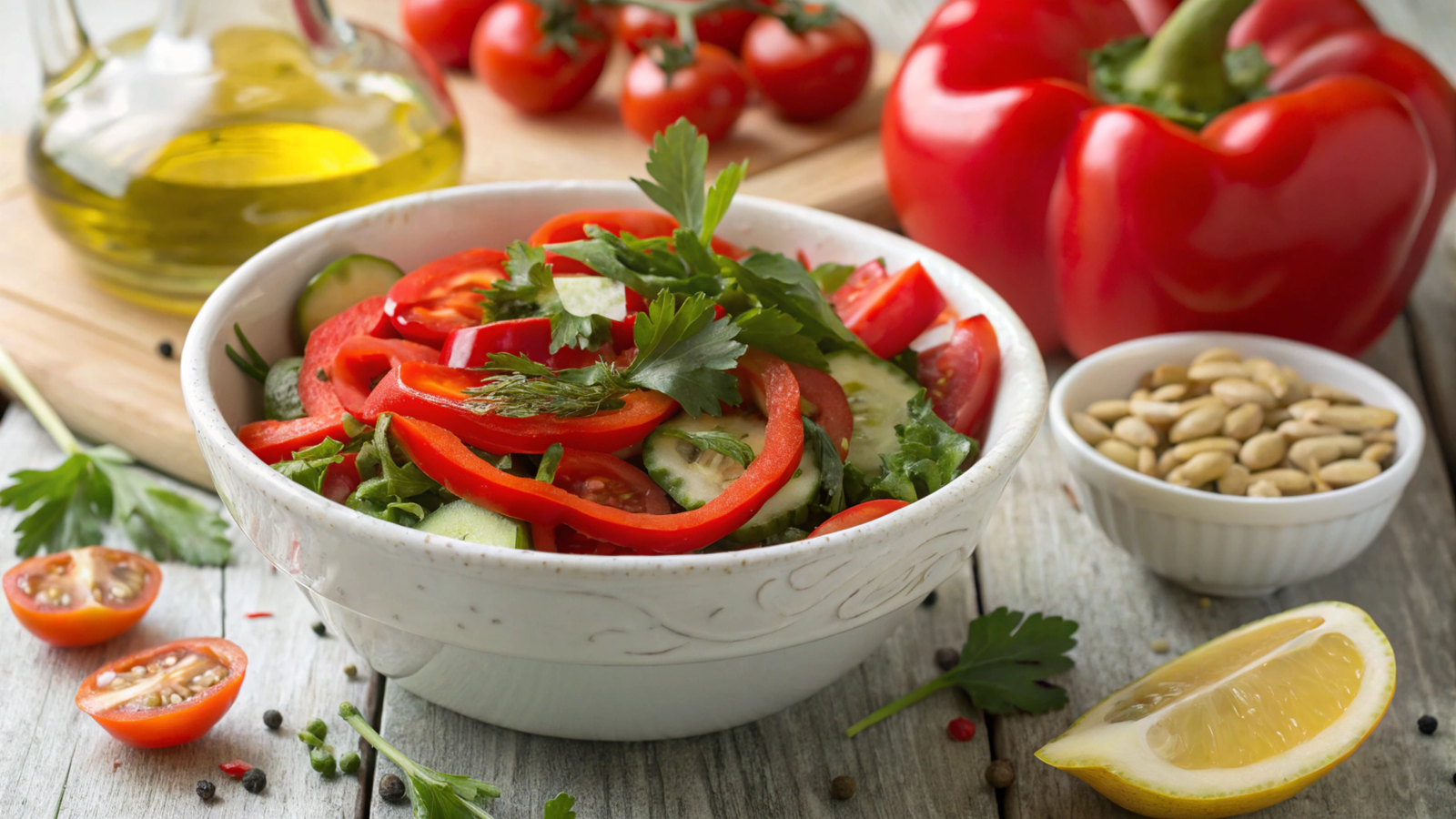 Red Bell Pepper Salads: Nutritional Benefits and Preparation Techniques