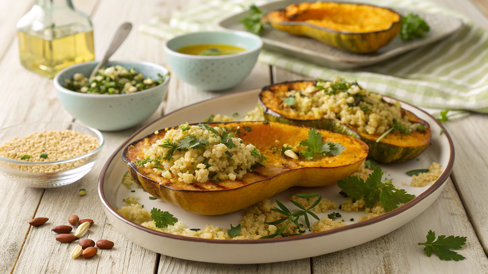 Millet Stuffed Squash: A Gluten-Free Culinary Exploration