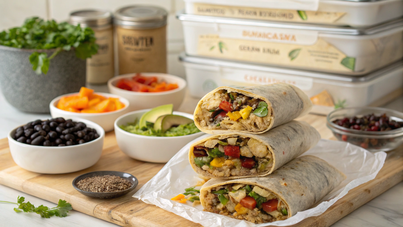 Vegan Freezer-Friendly Burritos: Preparation and Storage Techniques