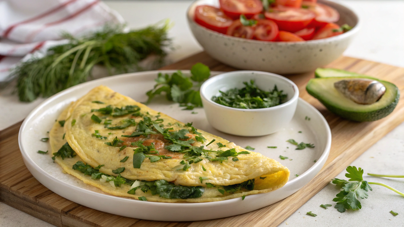 Herb-Packed Omelets: A Sodium-Conscious Culinary Approach