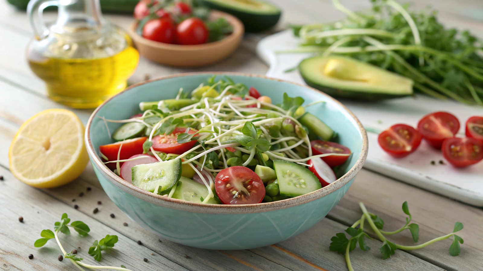 Radish Sprout Salads for Liver Health