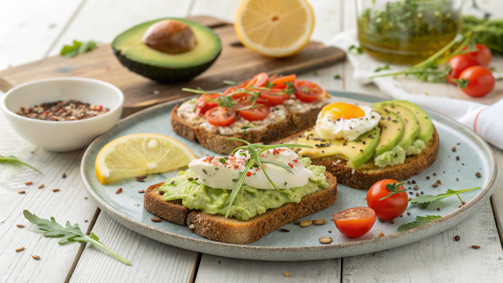 Avocado Toasts: Composition, Preparation, and Variations