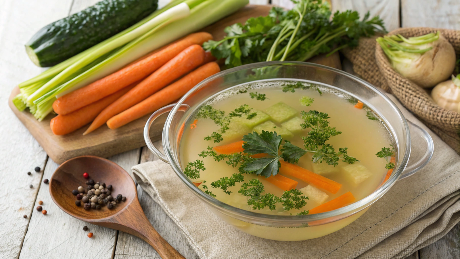 Nutrient-Dense Vegetable Broths for Effective Weight Management