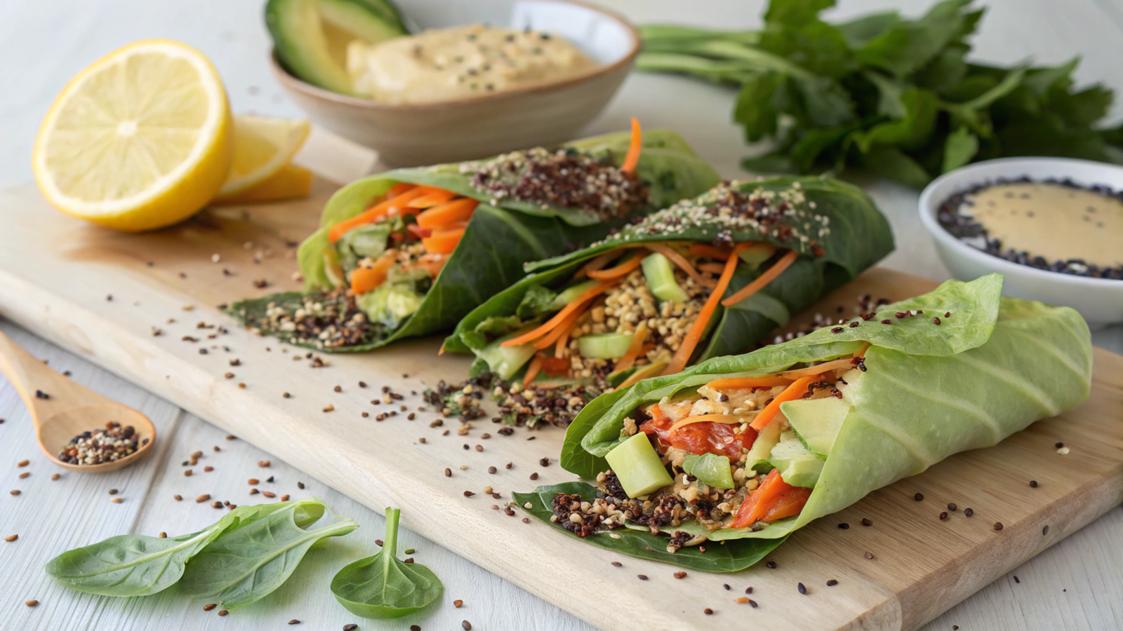 Bok Choy Mineral Wraps: Nutrient-Dense Energy Boosters