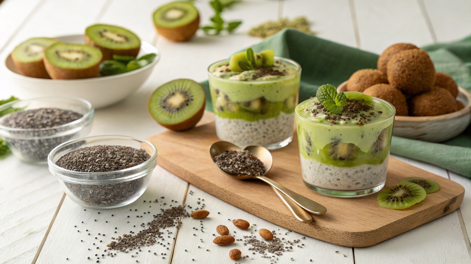Kiwi-Infused Energy Desserts for Sustained Vitality