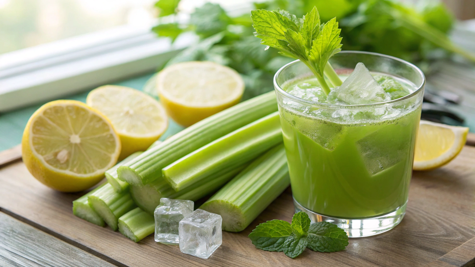 Celery Juices for Liver Detoxification
