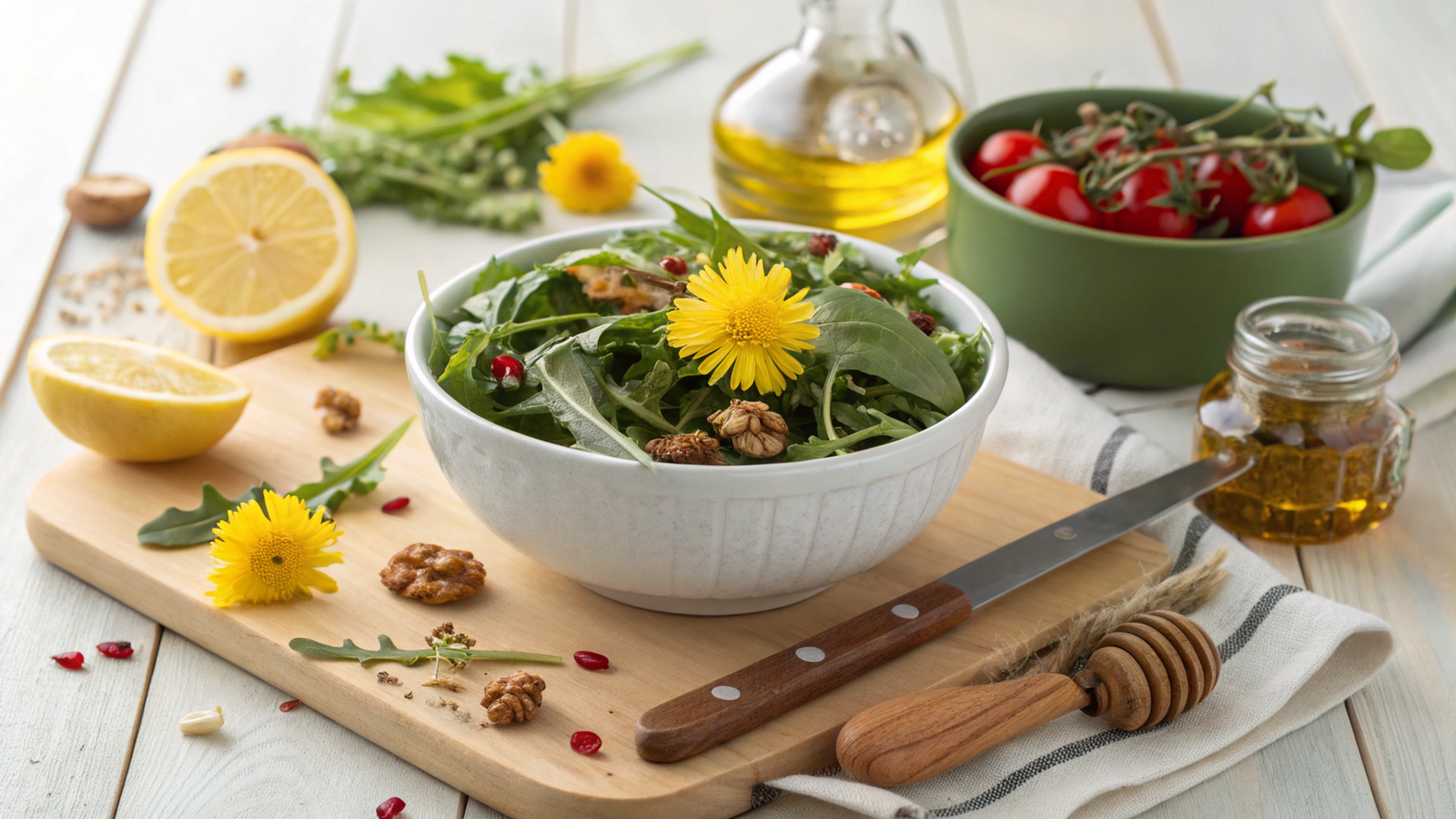 Dandelion Green Salads: Nutritional and Therapeutic Benefits
