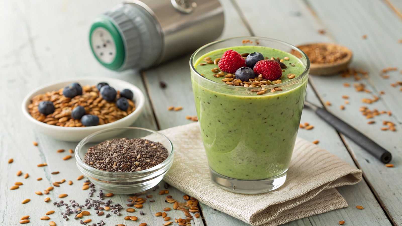 Flaxseed Smoothie Boosters for Longevity
