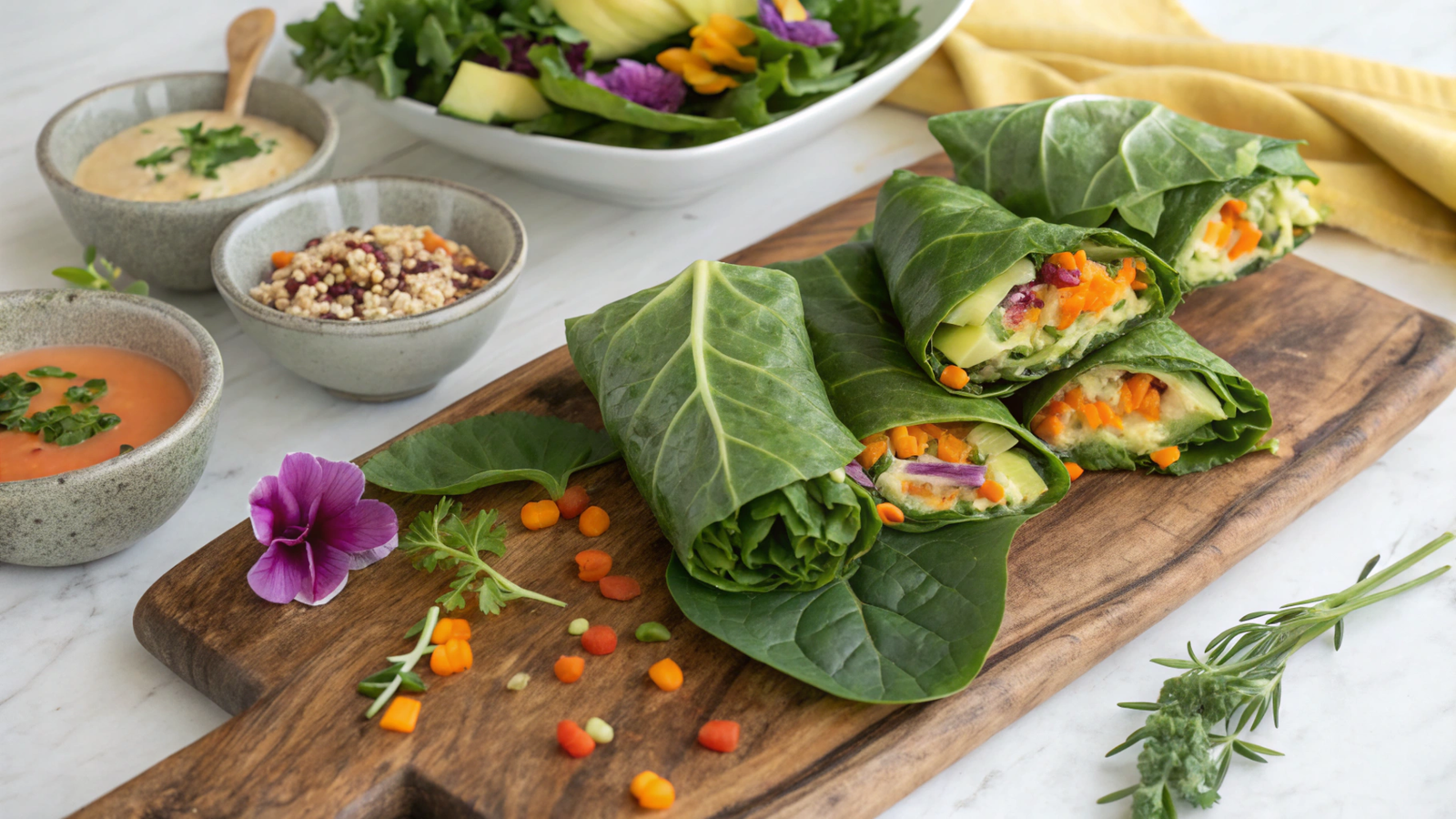 Leafy Green Wraps: Techniques and Variations