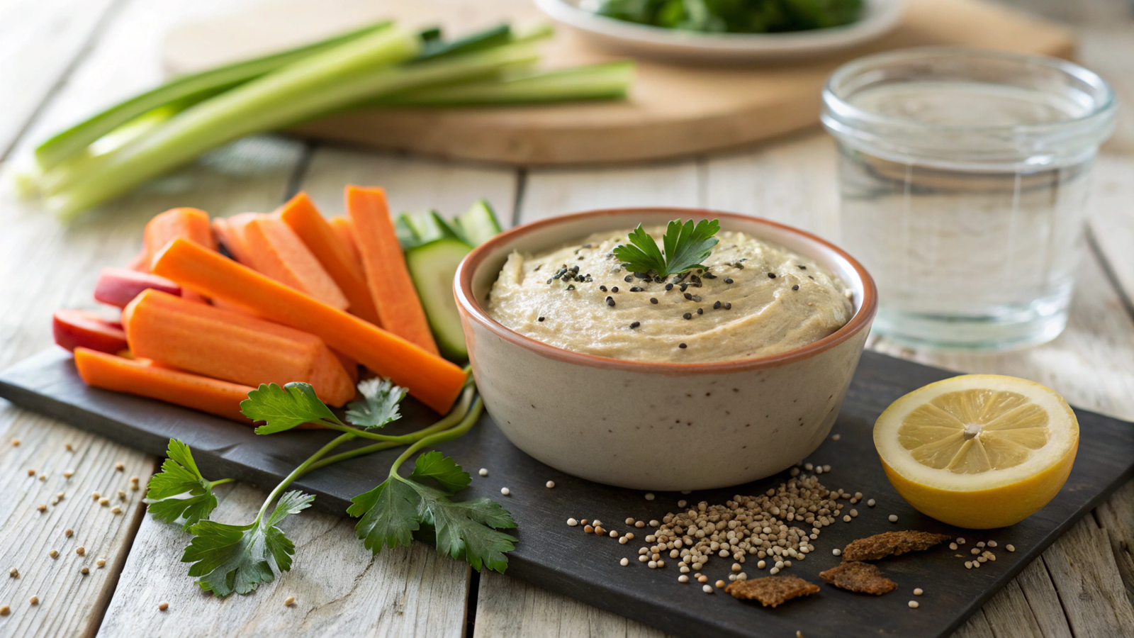 Sesame Seed Detox Dips: Preparation and Benefits