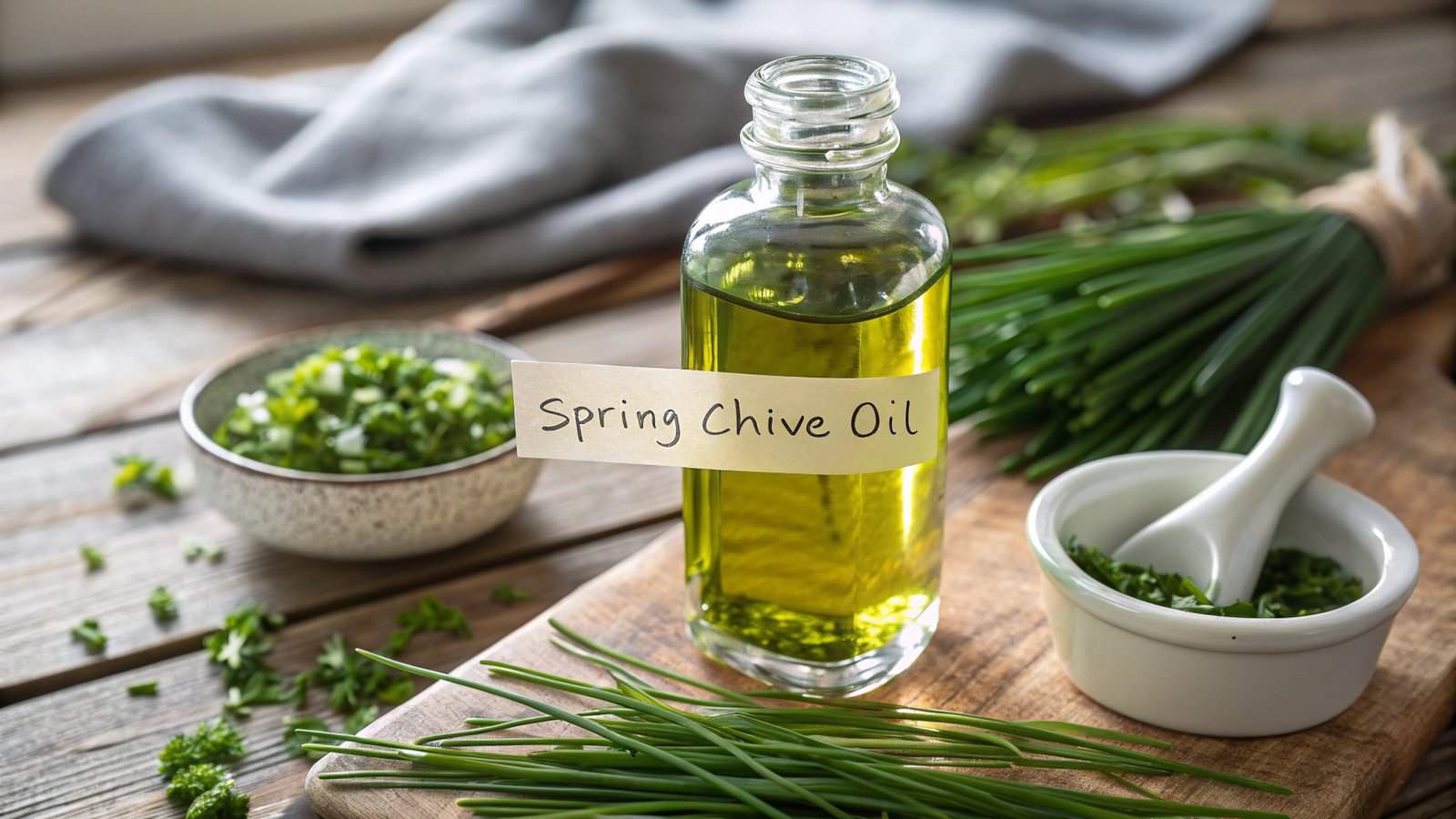 Spring Chive-Infused Oils: Techniques and Applications