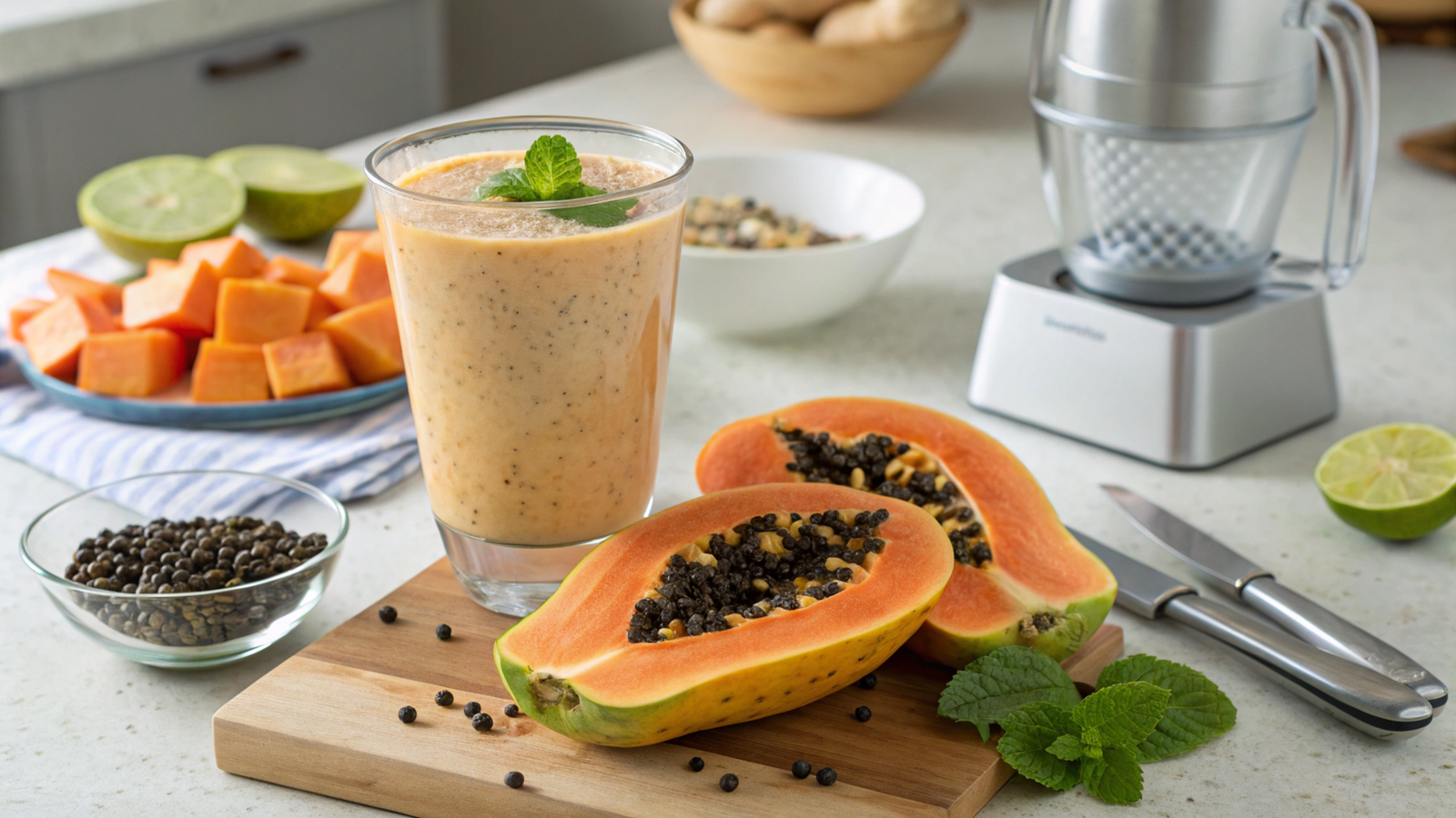 Papaya Energy Juices: Nutritional Science and Practical Preparation