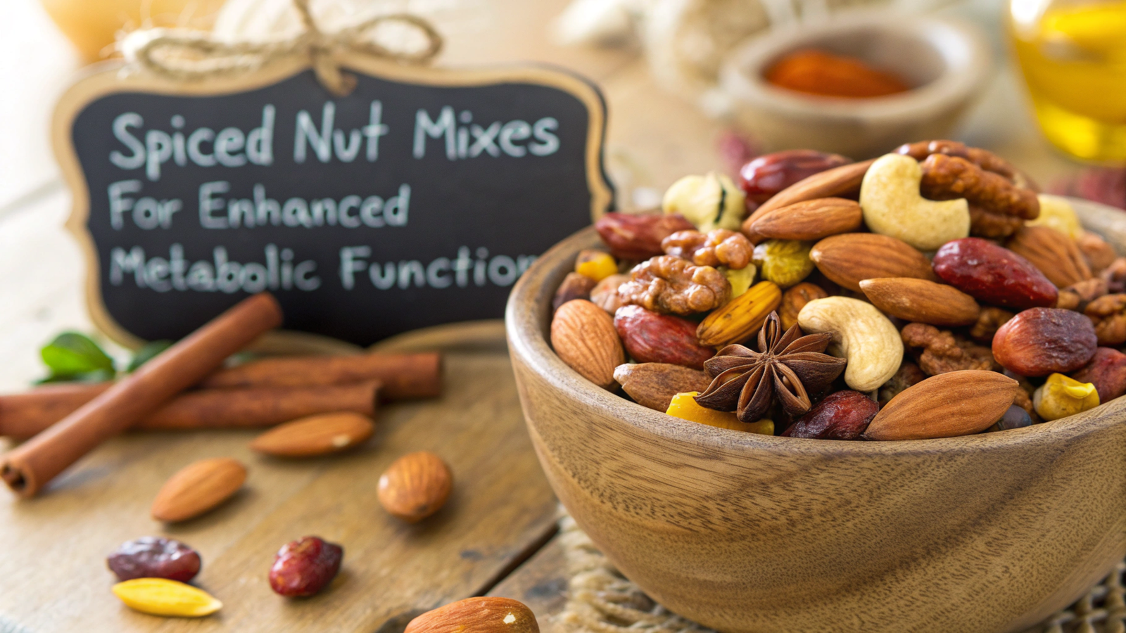 Spiced Nut Mixes for Enhanced Metabolic Function