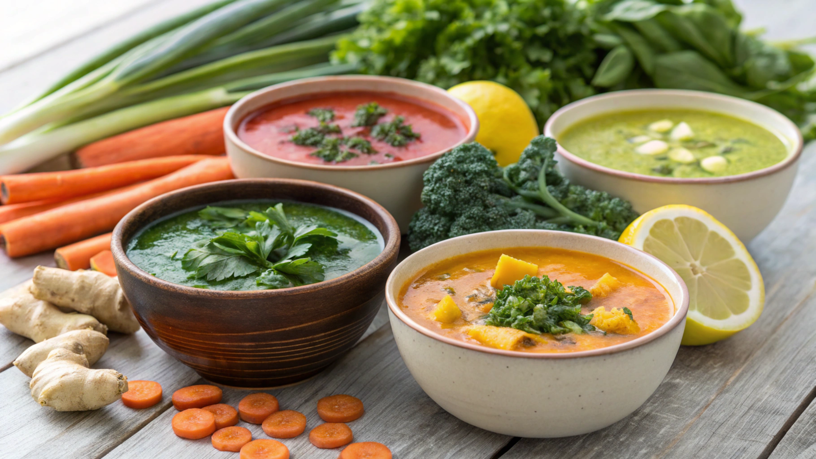 Detox Veggie Soups: Nutrient-Rich Cleansing Formulas