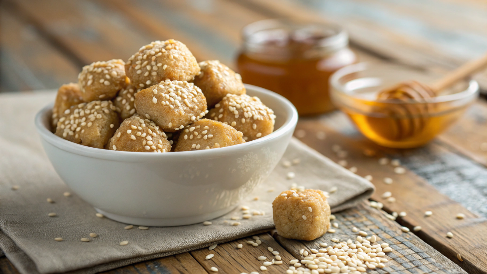 Sesame Seed Calcium Bites: Nutritional and Anti-Aging Benefits