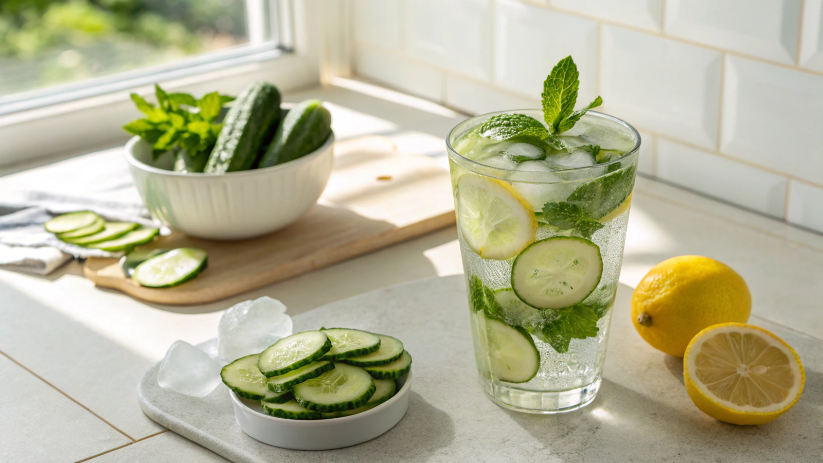 Cucumber Cooling Drinks in Anti-Aging Nutrition