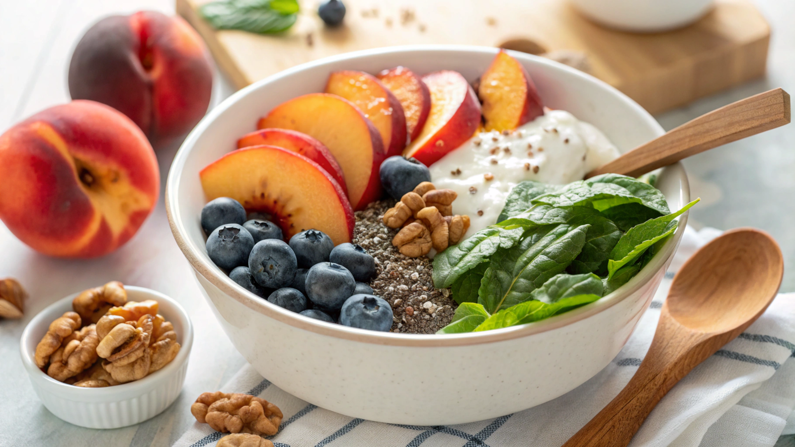 Nectarine Antioxidant Bowls for Liver Health