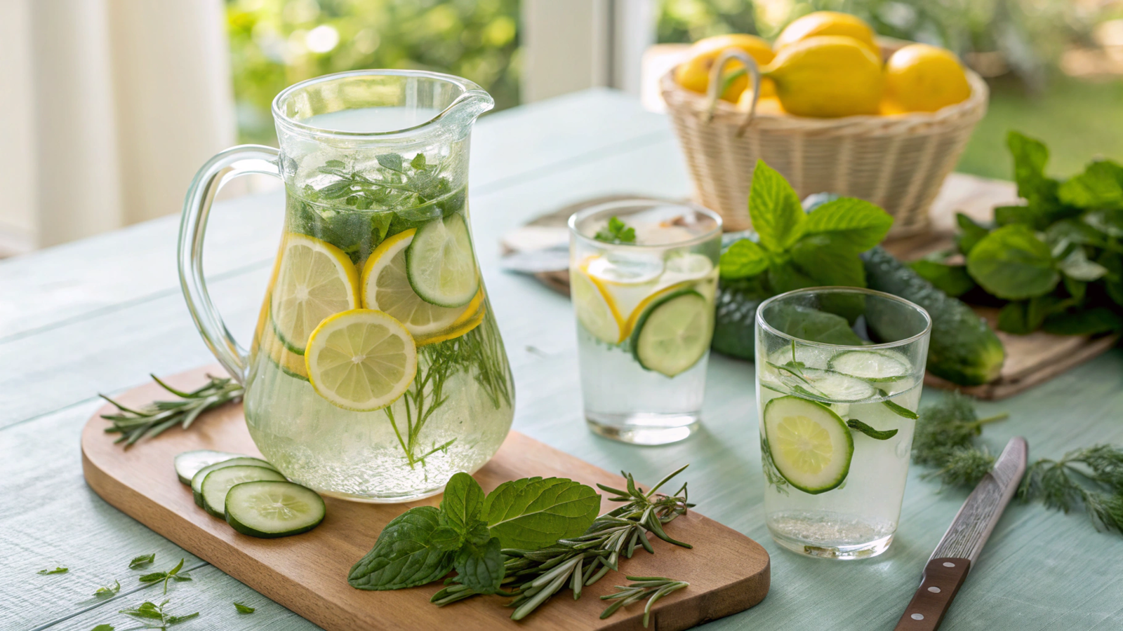 Spring Herb-Infused Waters: Hydration and Flavor