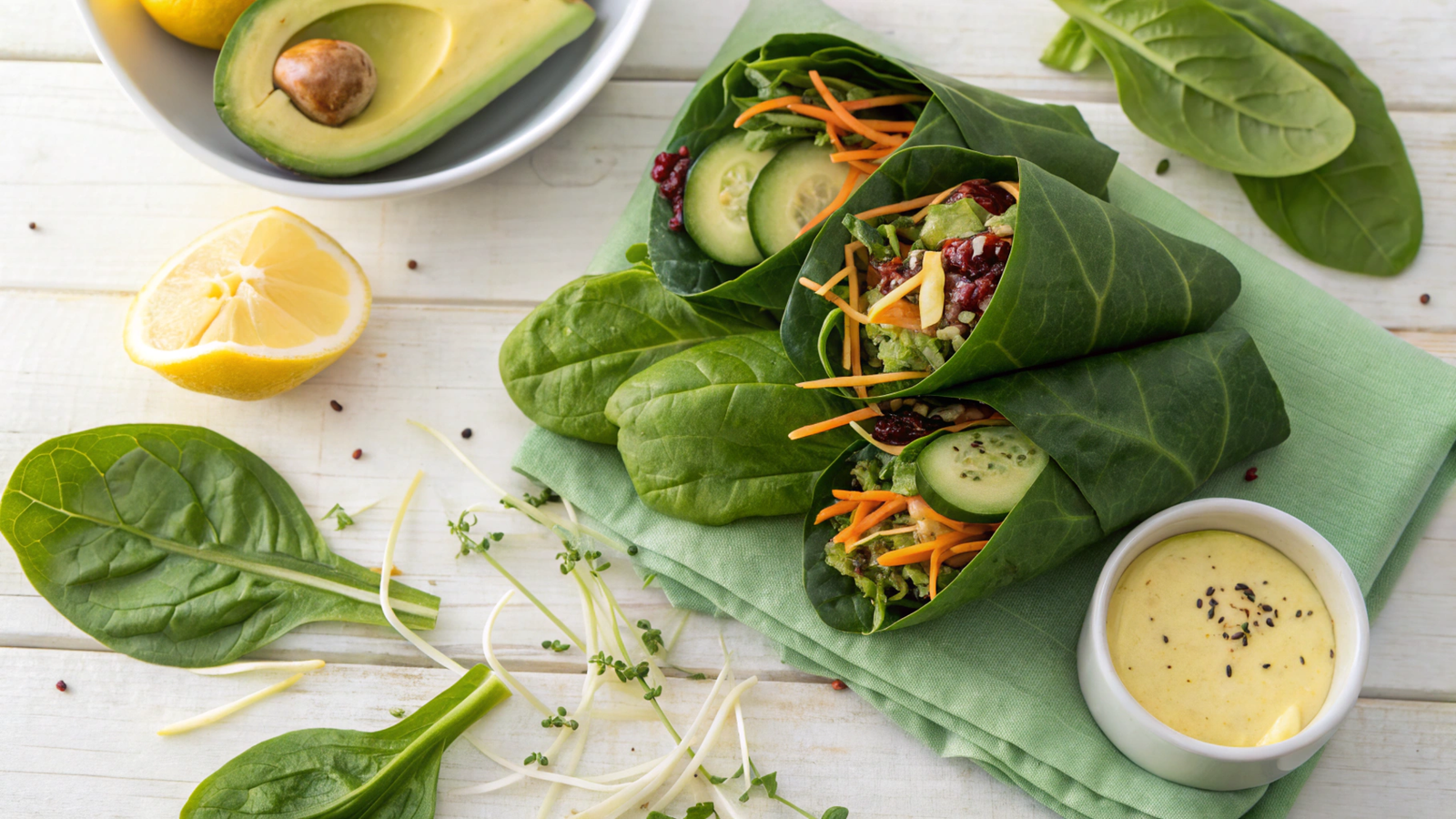 Spinach Detox Wraps: Nutritional Breakdown and Preparation