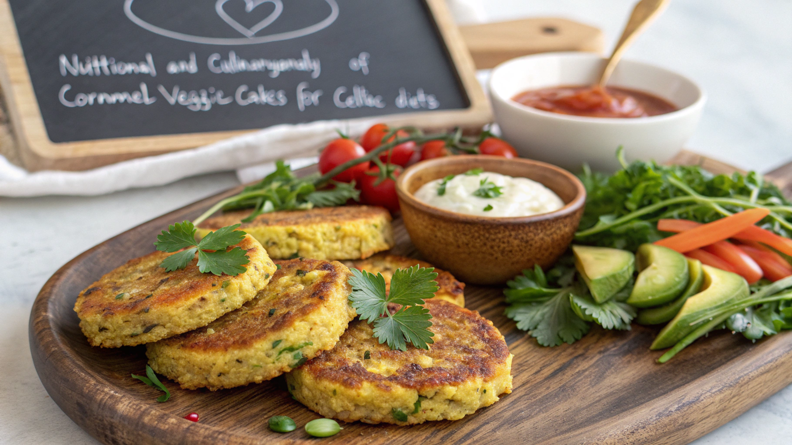 Nutritional and Culinary Analysis of Cornmeal Veggie Cakes for Celiac Diets