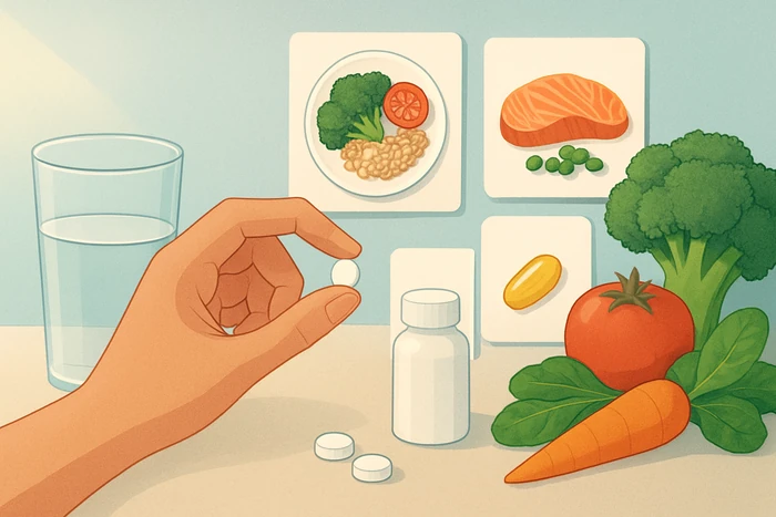 Protein-rich foods supporting muscle maintenance, tissue repair, and healthy aging.