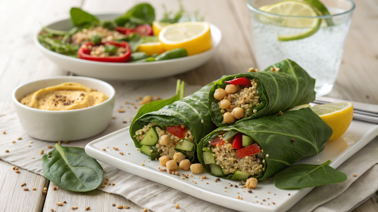 Spinach Iron-Rich Wraps: A Liver-Supportive Dietary Solution