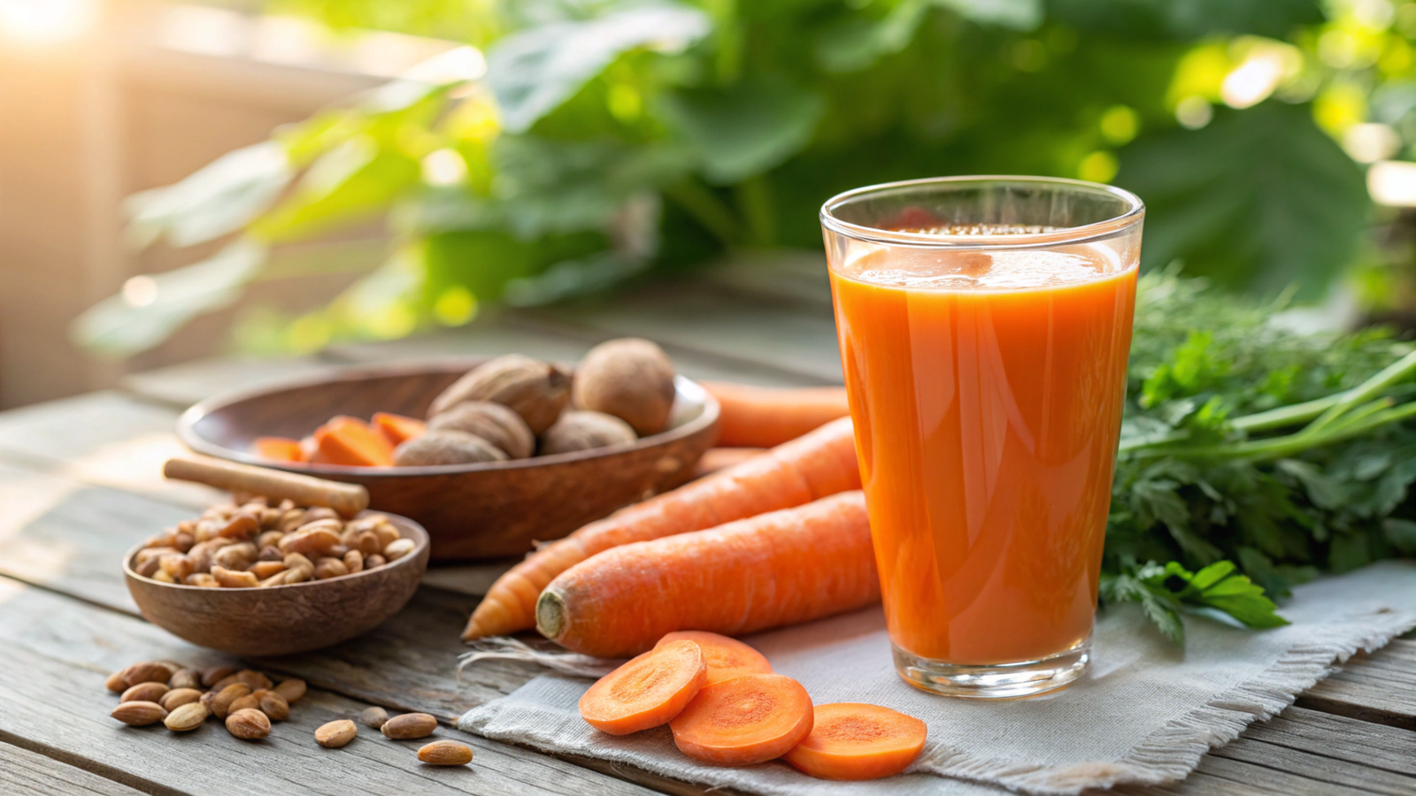 The Role of Carrot Beta-Carotene Juices in Anti-Aging