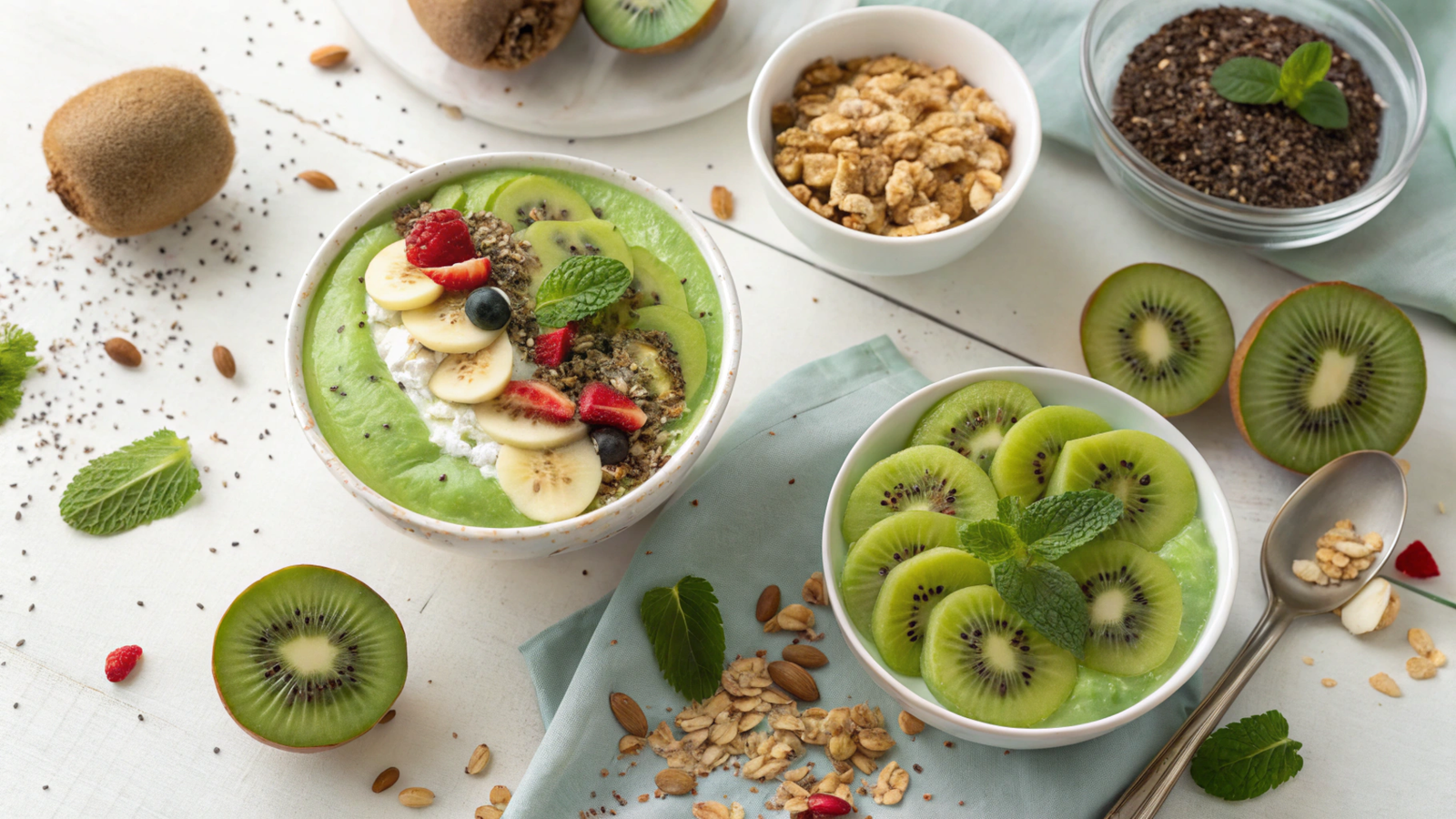 Kiwi Vitamin-C Desserts for Sustained Energy