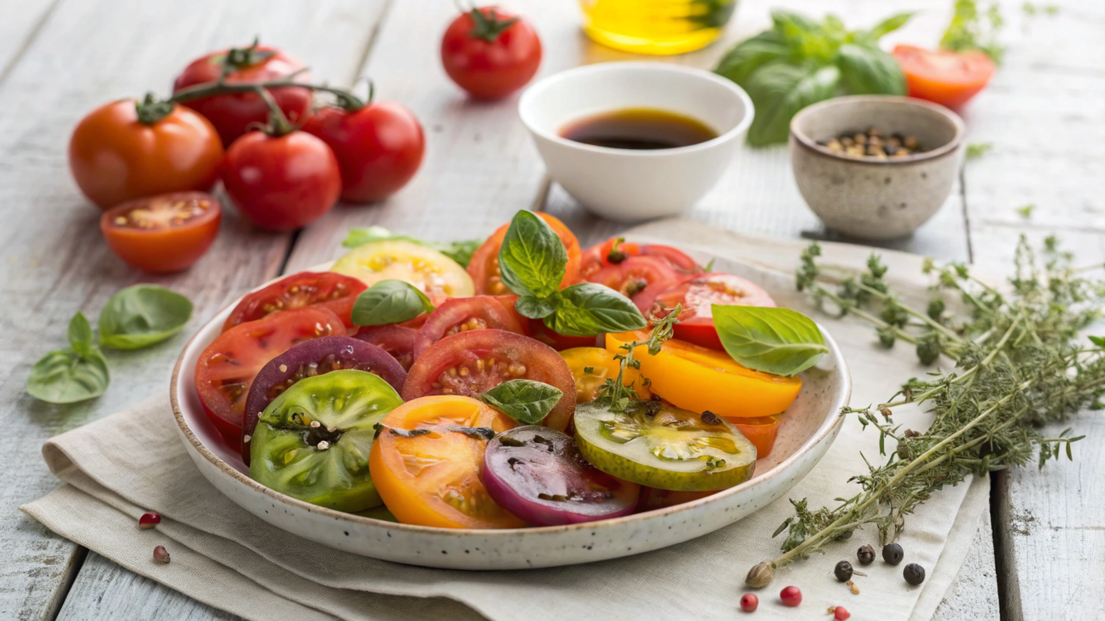 Heirloom Tomato Salads: Varieties, Preparation, and Pairings