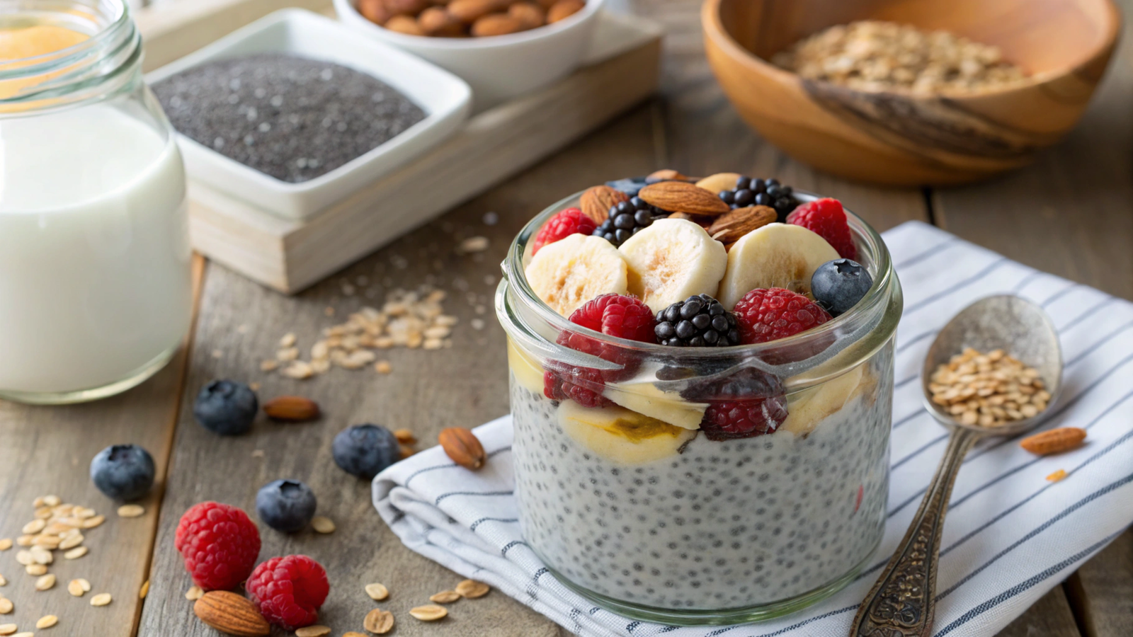 Chia Seed Puddings: Nutritional and Anti-Aging Properties