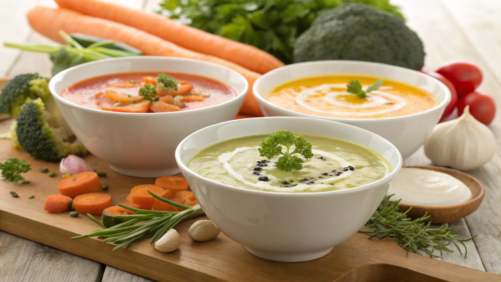 Creamy Vegetable Soups: Techniques and Ingredients