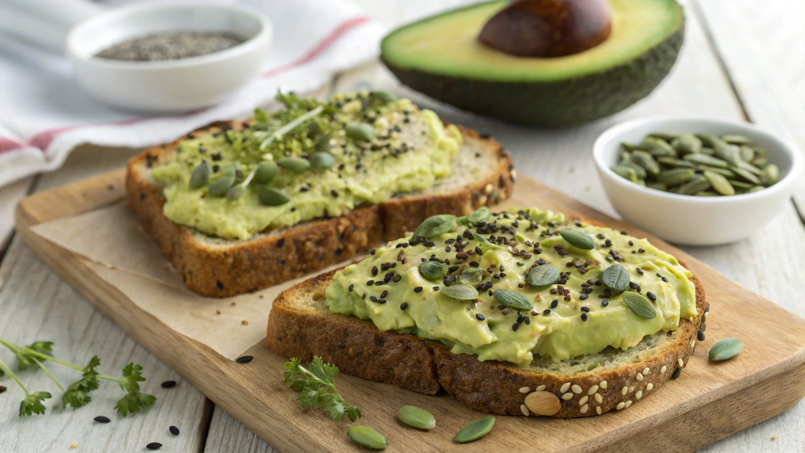 Avocado Skin-Health Toasts: Nutritional and Dermatological Benefits