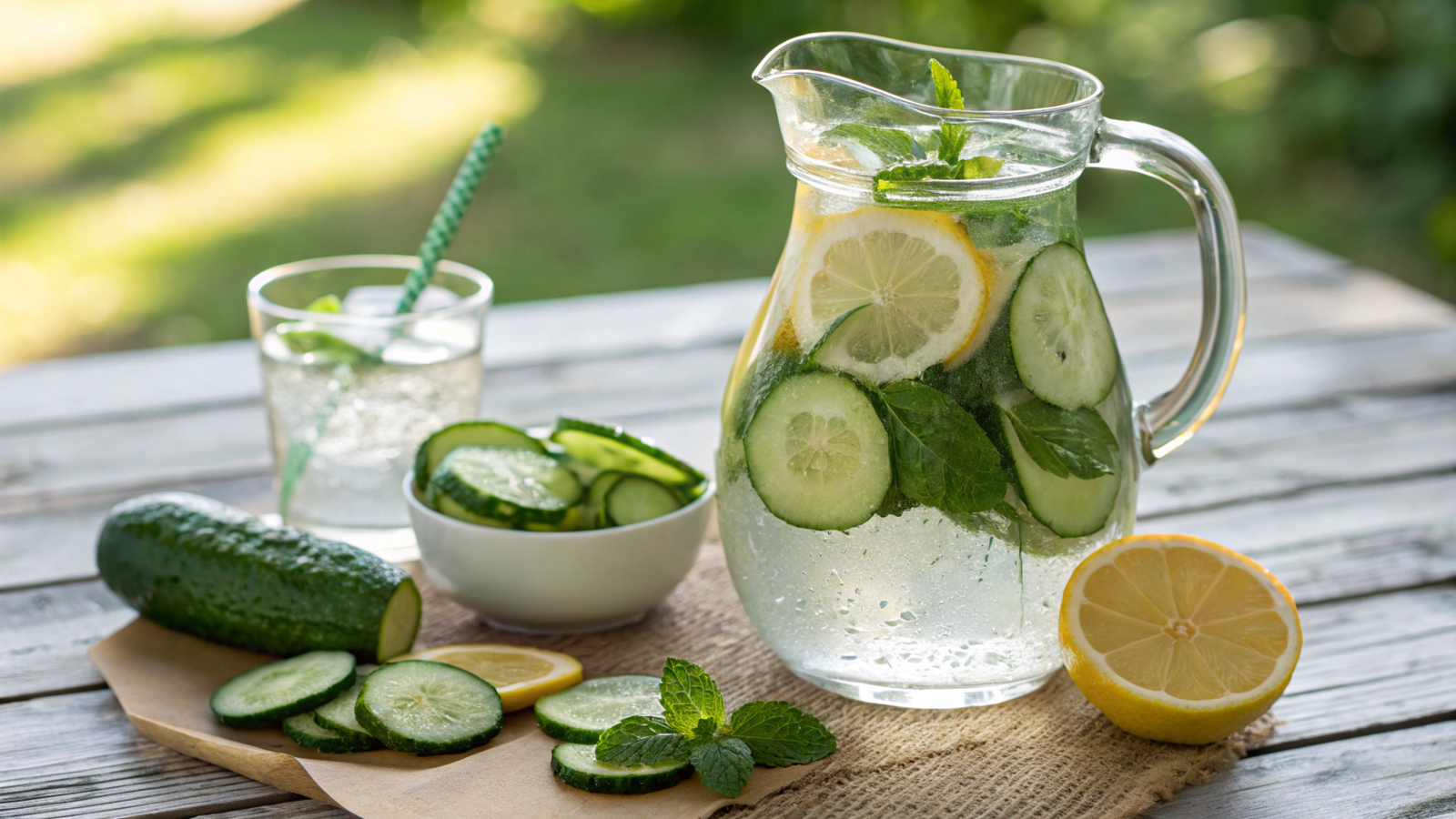 Cucumber Hydration Drinks for Liver Health